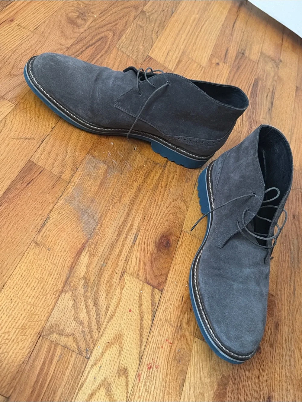 Samsonite Men's Charcoal Suede Desert Boots